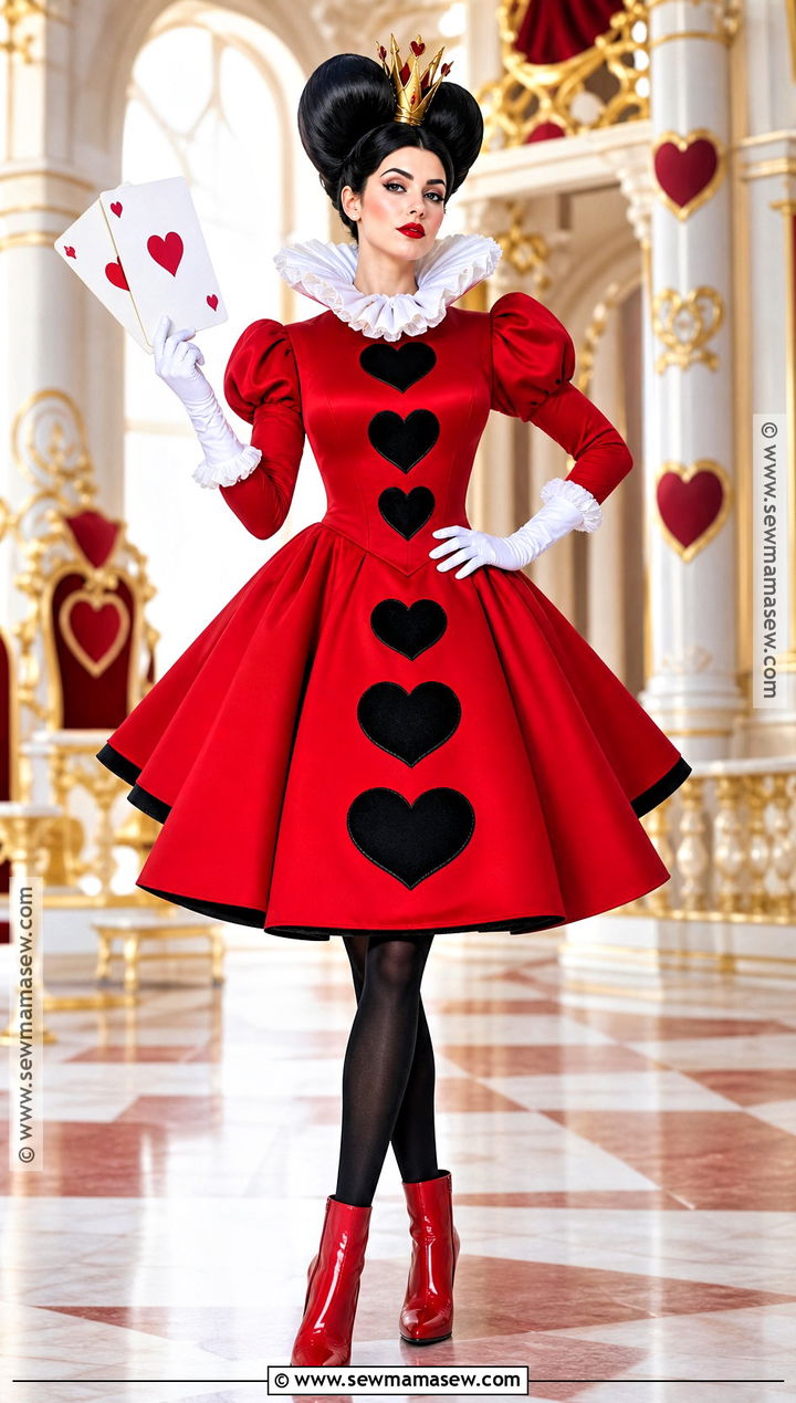 Queen Of Hearts Costume - 45 solo halloween costumes for women