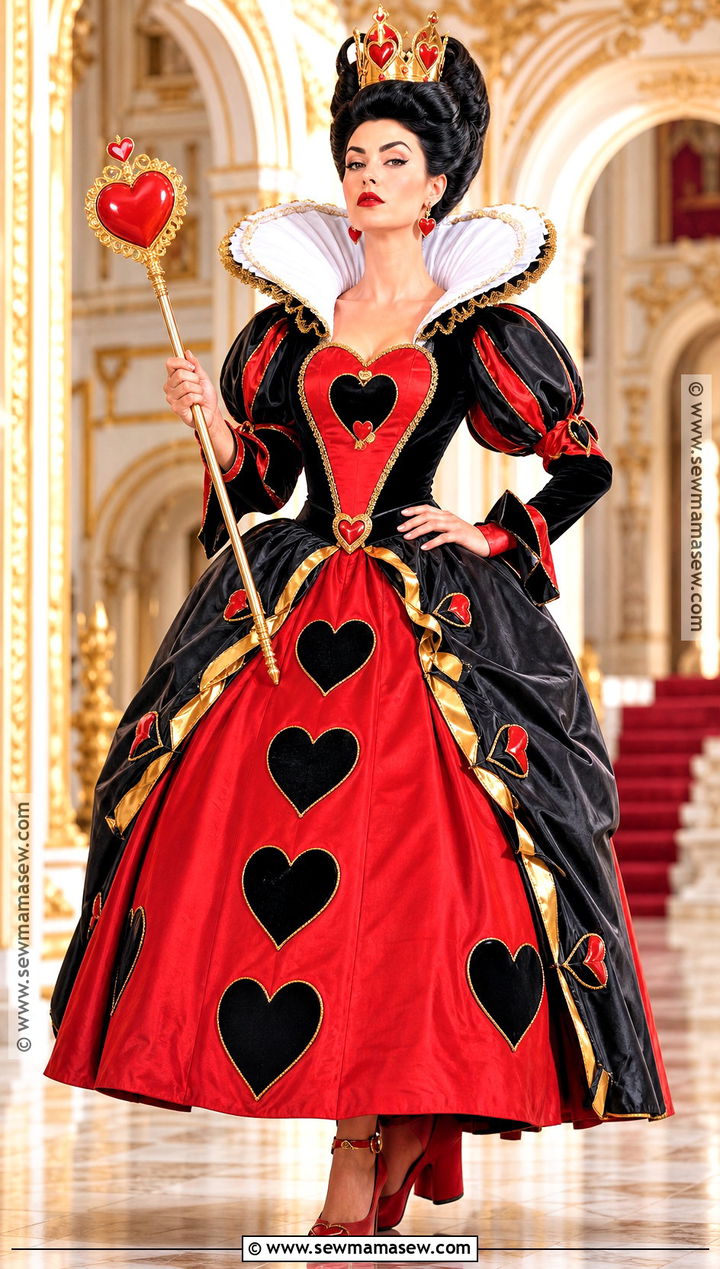 Queen Of Hearts Costume - 30 Fairytale Characters Costumes