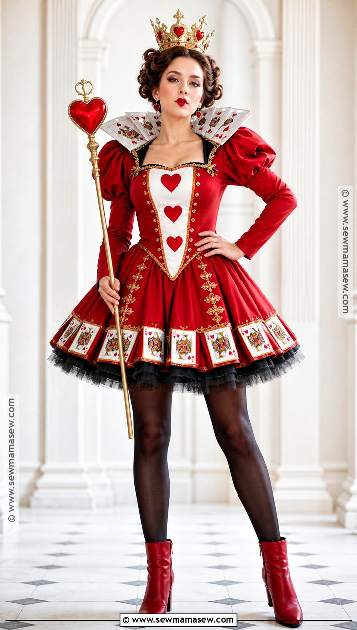 Queen Of Hearts Costume - 30 red dress halloween costume ideas