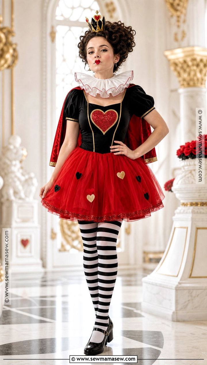 Queen Of Hearts Costume With Red Cape - 30 red cape costume ideas