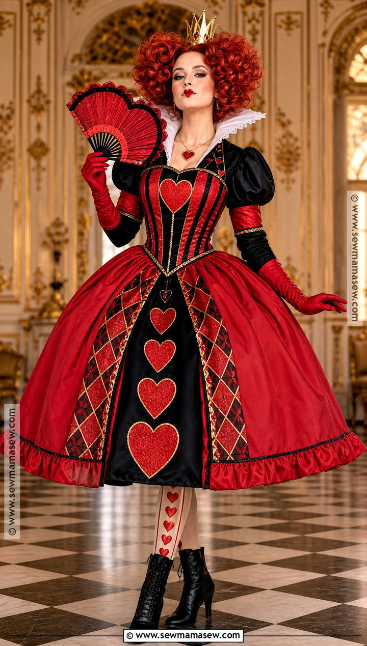 Queen Of Hearts Costume With Red Hair - 30 costumes with red hair
