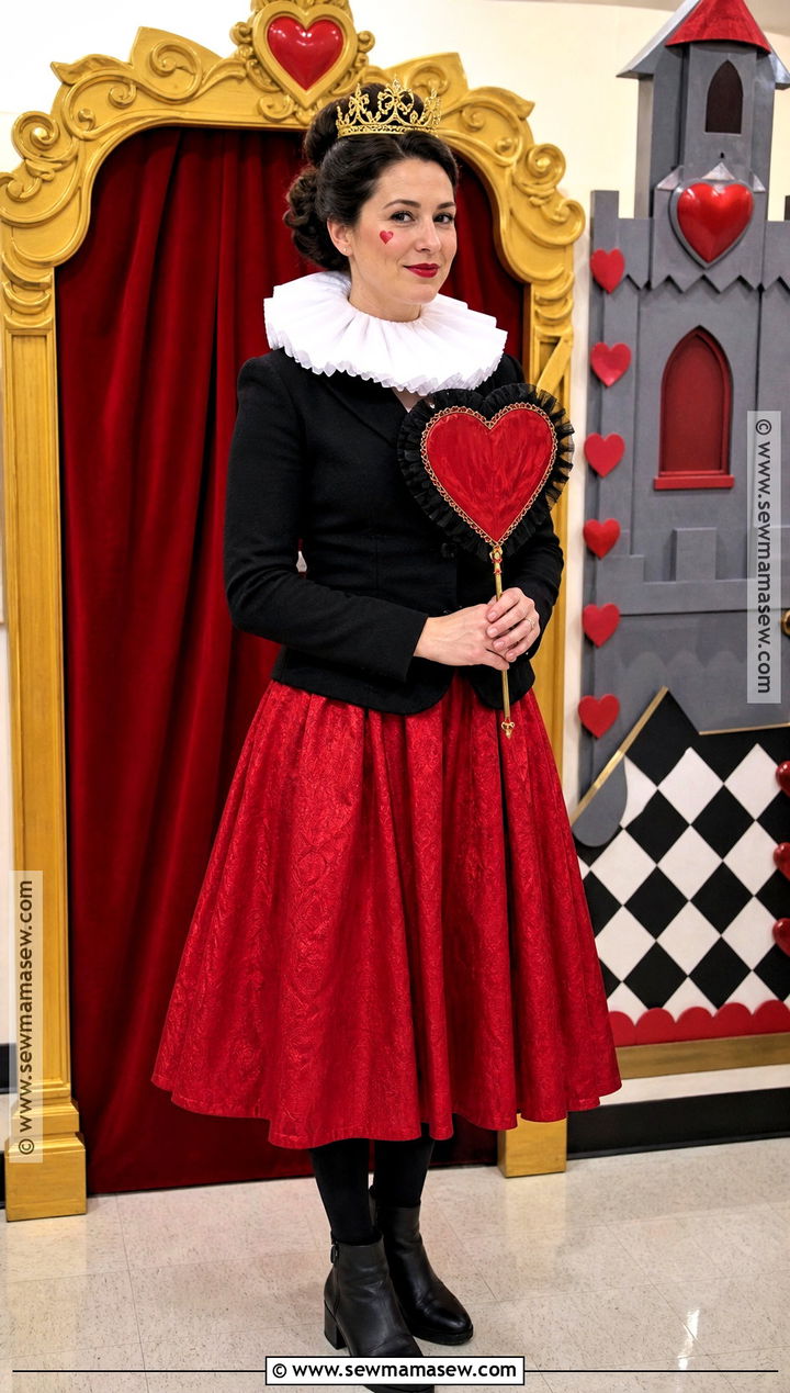 Queen Of Hearts Costume With Red Skirt - 35 book week costumes for teachers