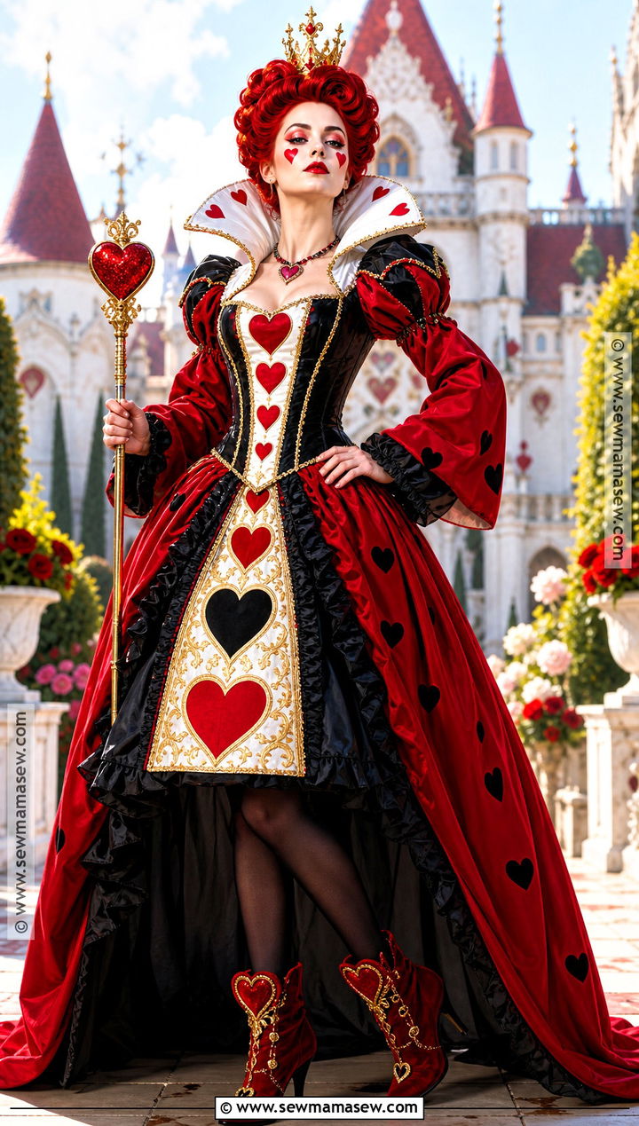 Queen Of Hearts Fairy Tale Costume - 30 Fairy Tale Costumes