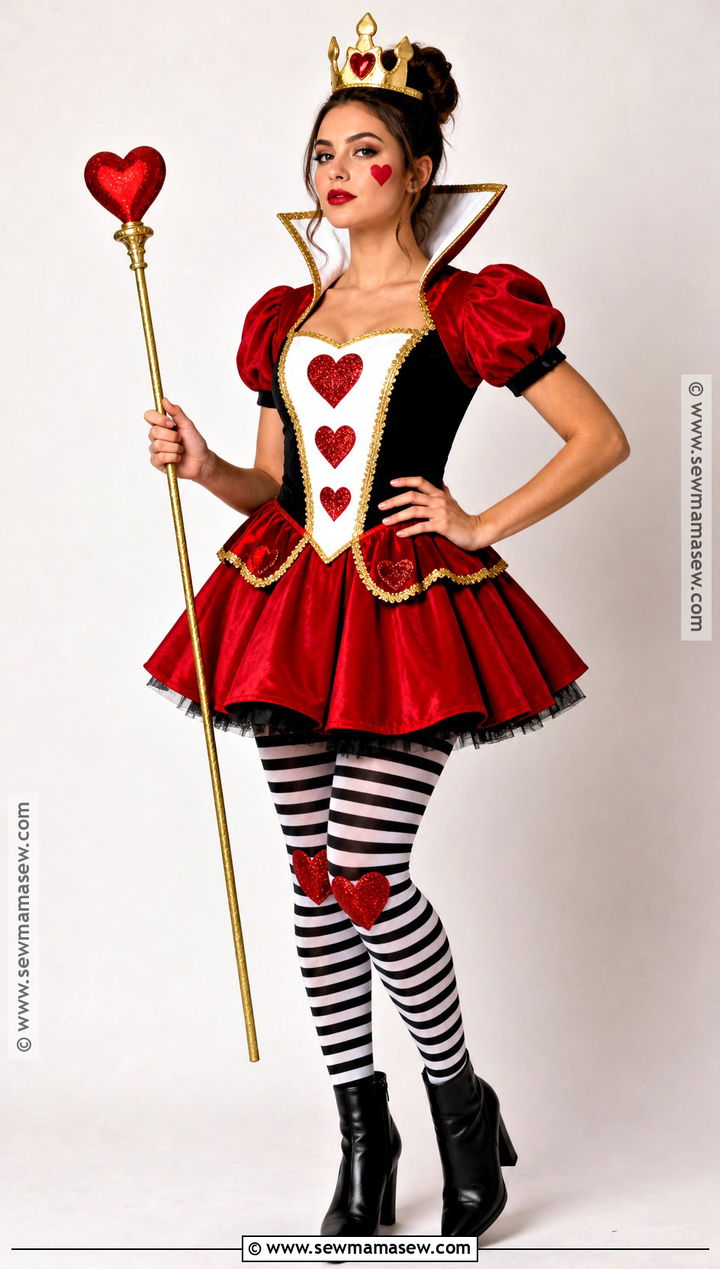 Queen Of Hearts Playing Card Costume - 30 playing card costume ideas