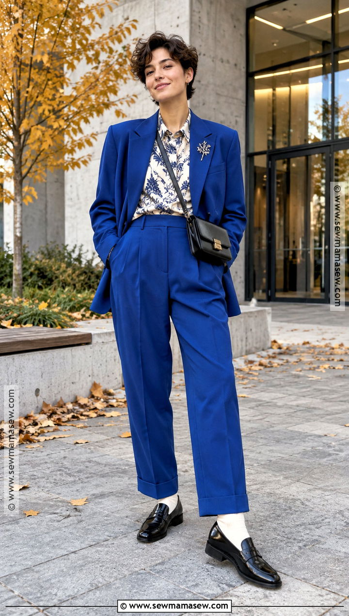 Queer Fall Colorful Suit And Loafer Outfit - 25 queer fall fashion ideas