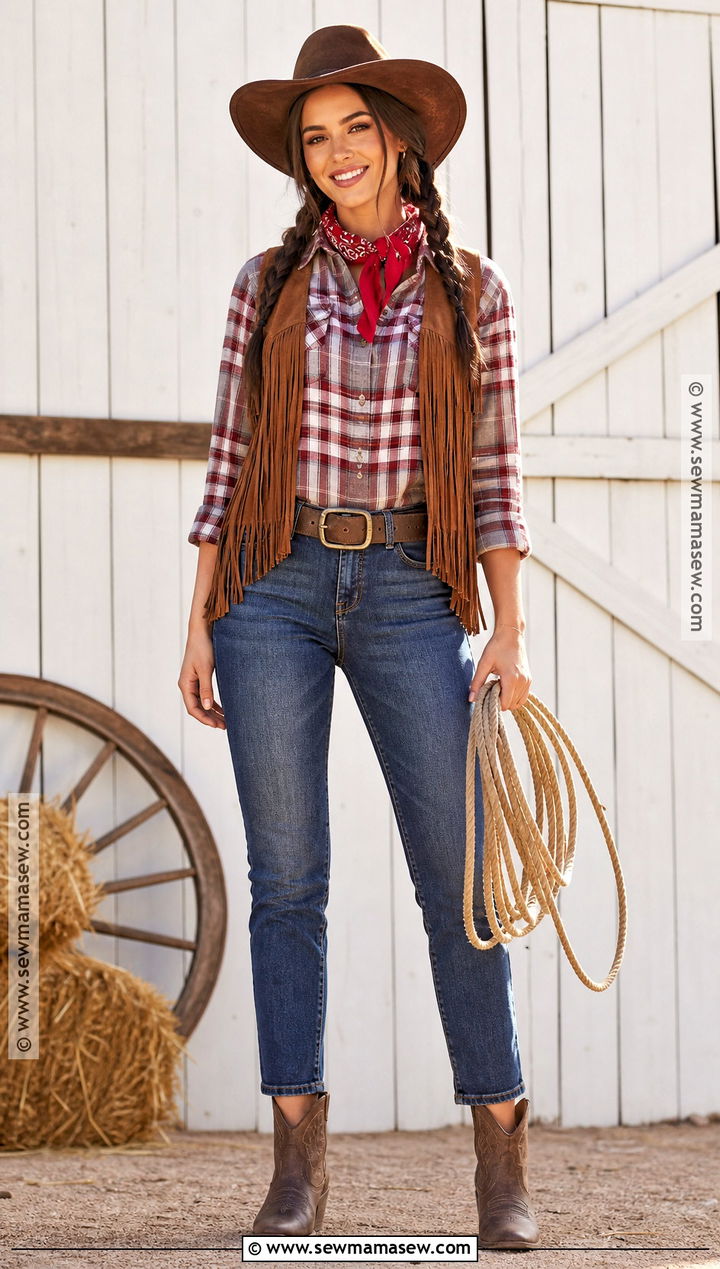 Quick Cowgirl Costume - 30 quick costumes
