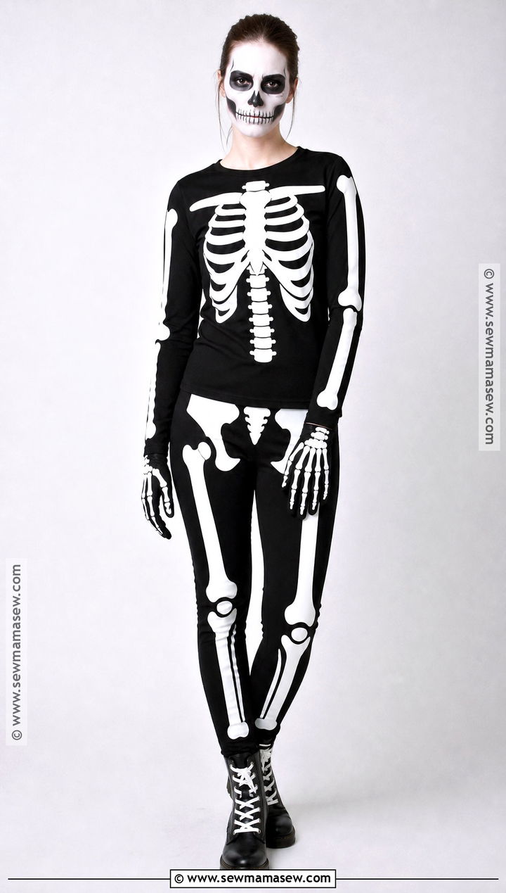 Quick Skeleton Costume - 30 quick costumes