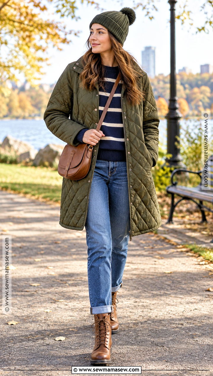 Quilted Fall Coat Outfit - 25 fall coats for women