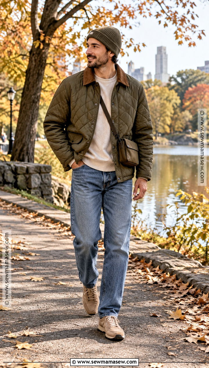Quilted Jacket Mens Fall Outfit - 25 mens fall outfits