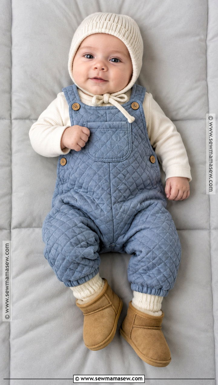 Quilted Jumpsuit Newborn Boy Outfit - 15 fall newborn outfits for boys