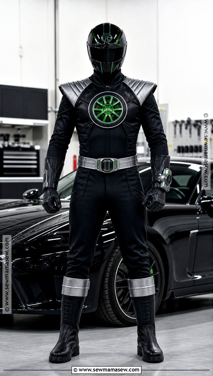 RPM Black Ranger Costume - 35 power rangers costume ideas