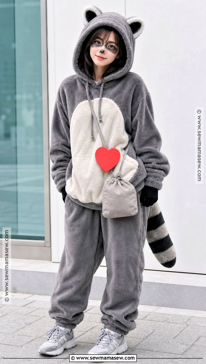 Raccoon Beanie Baby Costume - 40 beanie baby costume ideas