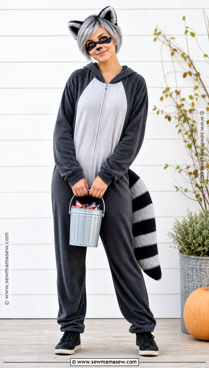 Raccoon Halloween Costume - 40 animal halloween costumes