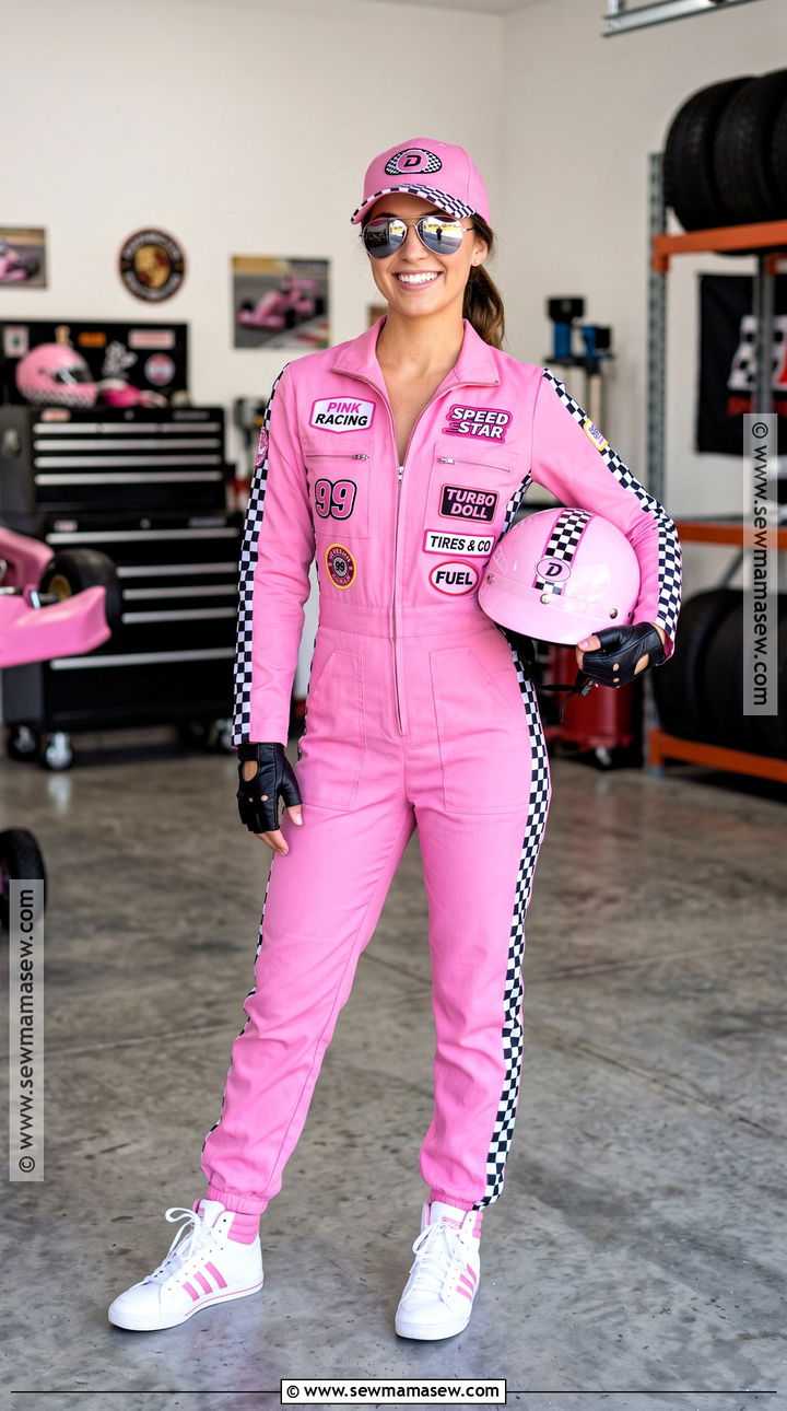 Race Car Driver Barbie Costume - 35 Barbie Costume Ideas for Women