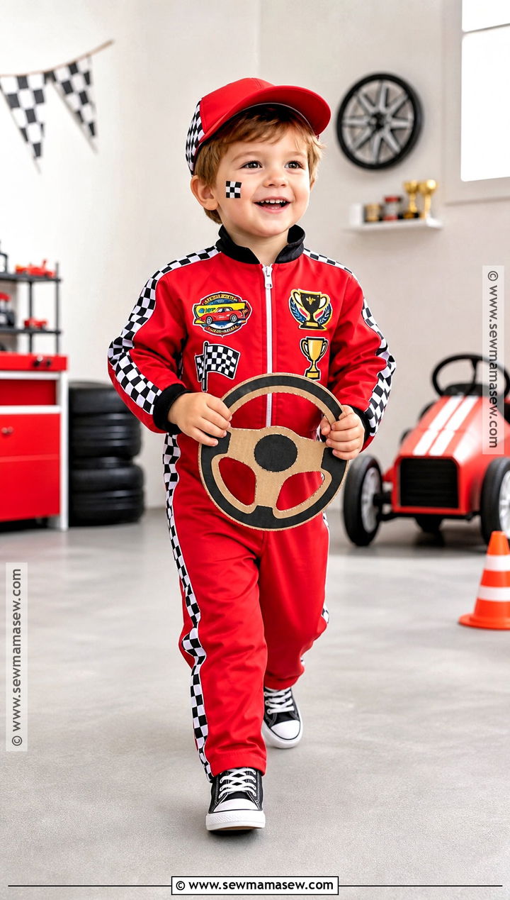 Race Car Driver Toddler Boy Halloween Costume - 30 toddler boy halloween costume ideas