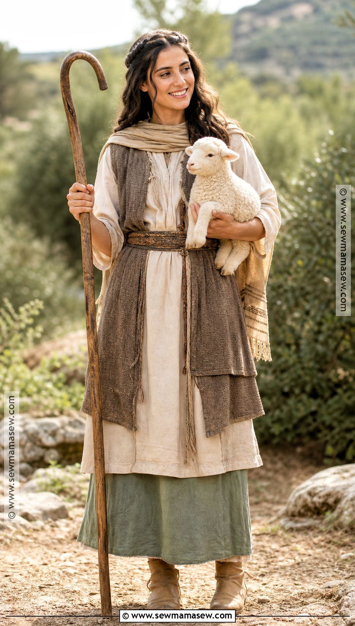 Rachel Costume With Shepherdess Dress - 30 Biblical Costumes for Women