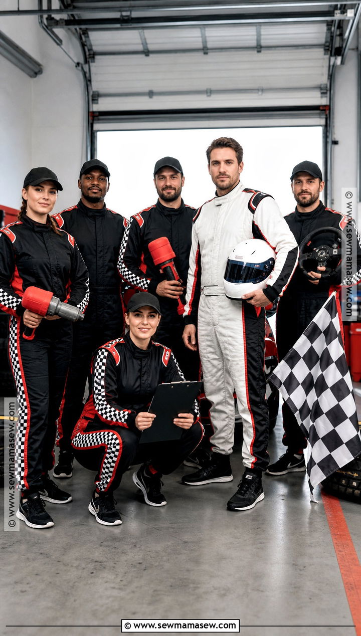 Racing Pit Crew Costume With Driver - 30 team costume ideas sports