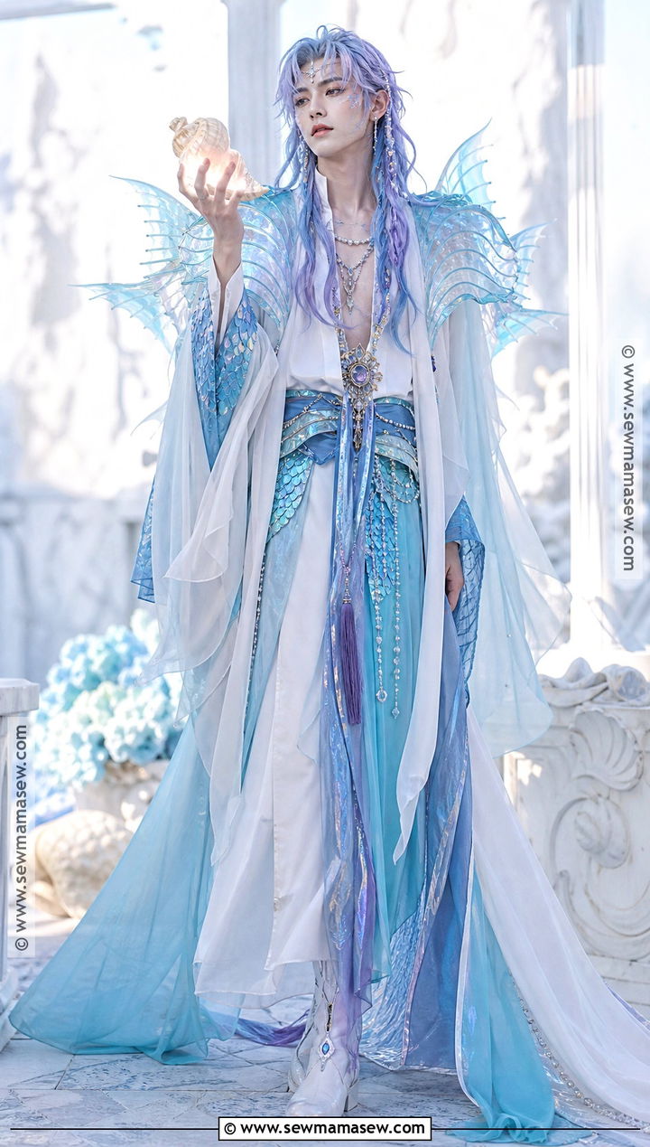 Rafayel Lemurian Sea God Cosplay - 30 Love And Deepspace Cosplay Ideas