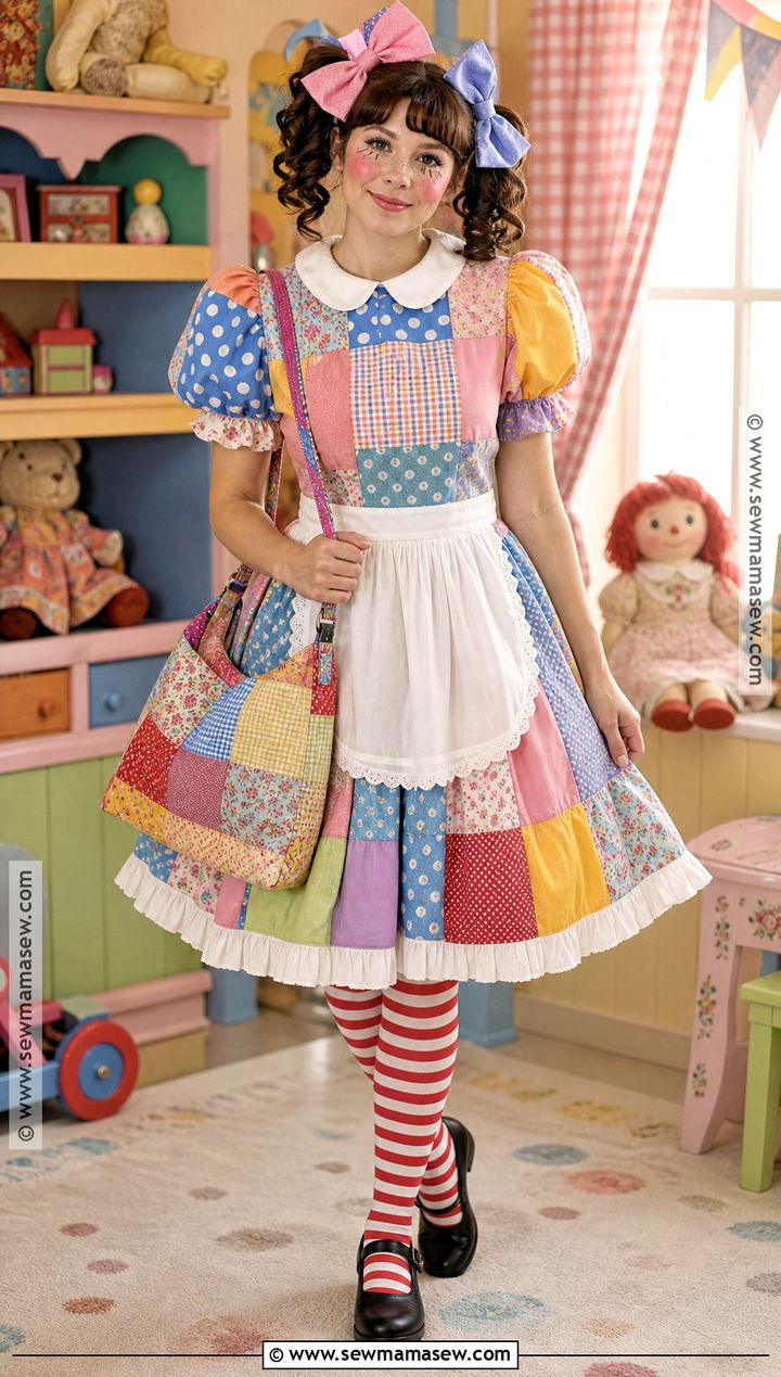 Rag Doll Costume With Curly Hair - 30 halloween costumes for curly hair