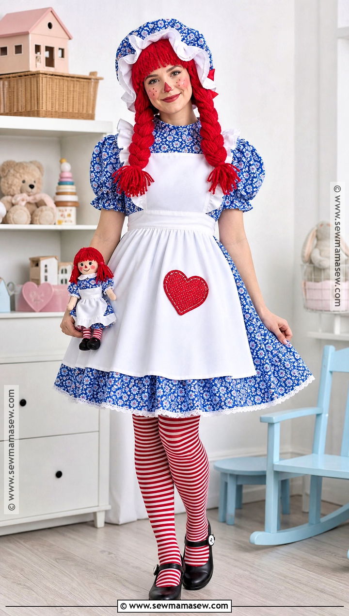Raggedy Ann Doll Costume - 45 red hair halloween costumes