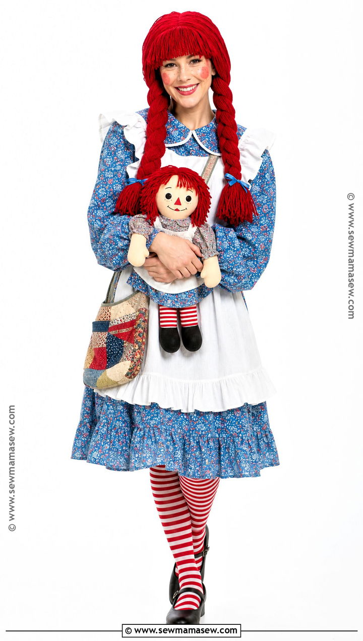 Raggedy Ann Doll Costume - 30 red hair halloween costume ideas