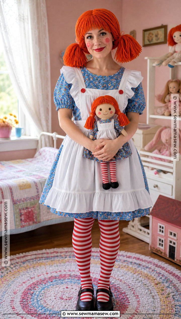 Raggedy Ann Orange Hair Costume - 30 orange hair costume ideas