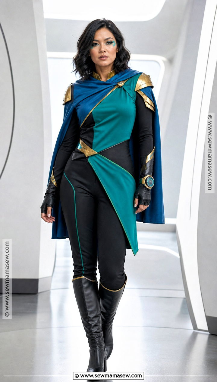 Ragnarok Loki Costume With Blue Cape - 30 Loki Costume Ideas for Females