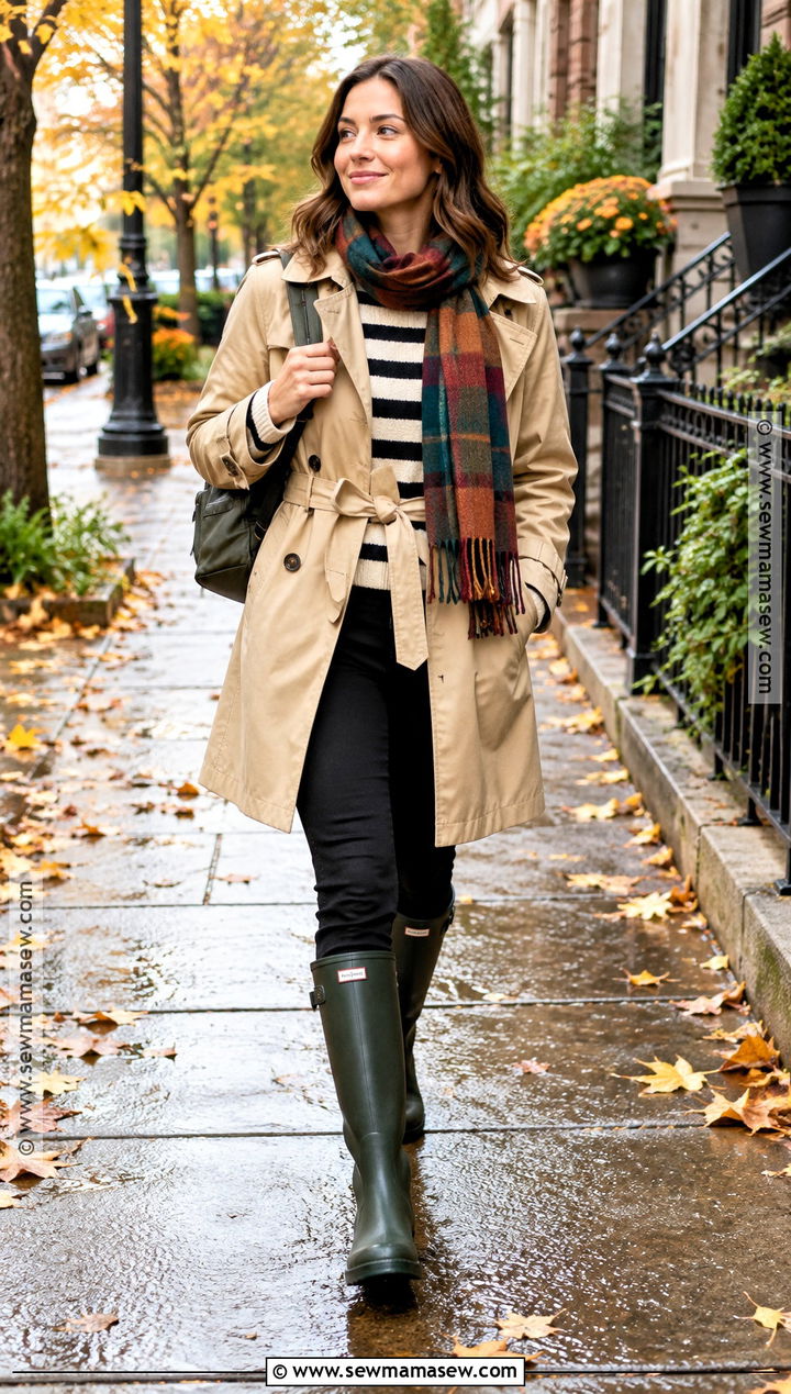 Rain Boot Outfit - 15 fall fashion boot styles