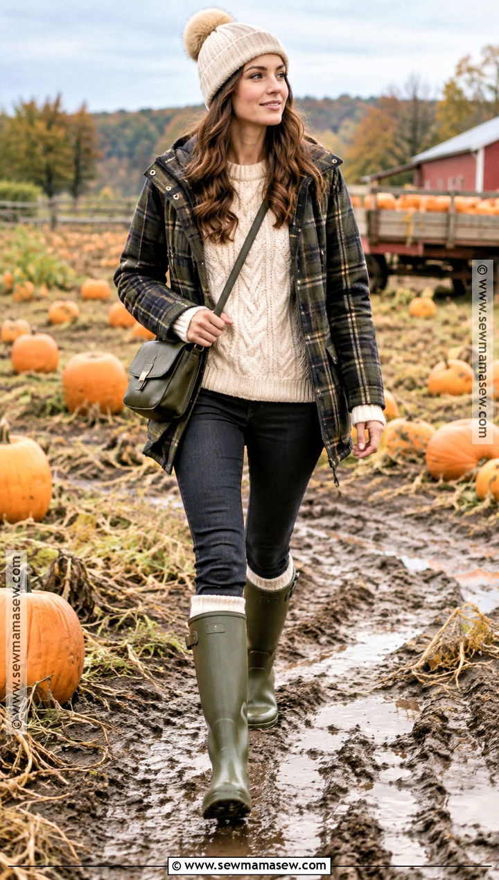 Rain Boots Pumpkin Farm Outfit - 25 pumpkin farm outfit ideas