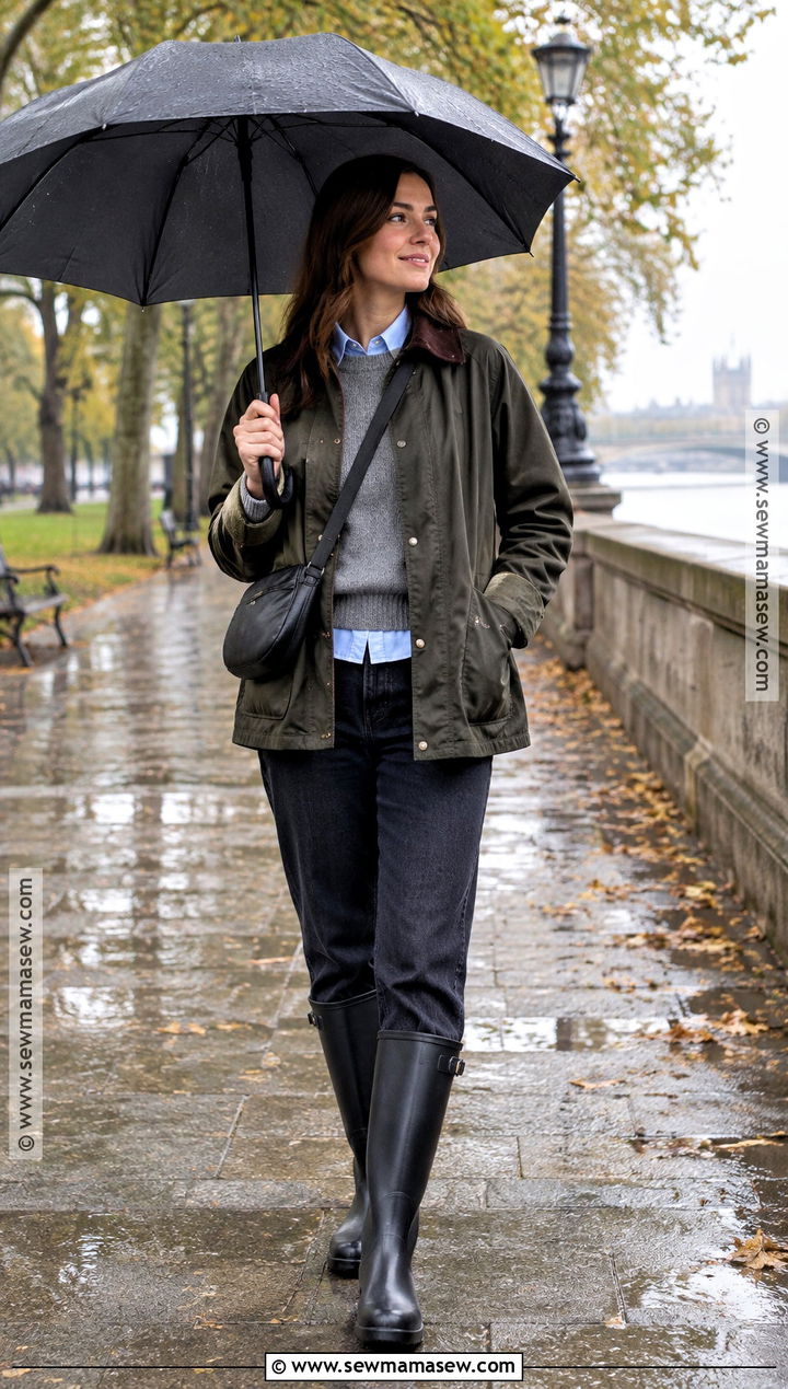 Rain Boots With Barn Jacket and Jeans - 20 boots fall 2026