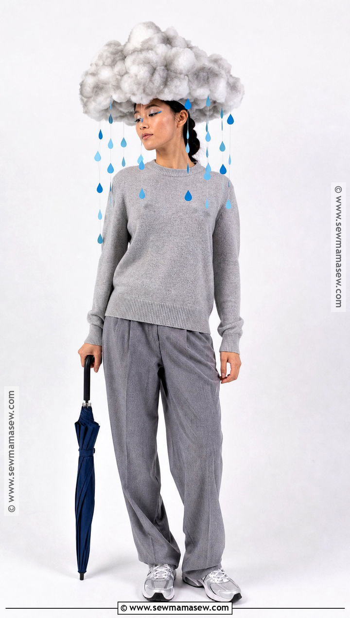 Rain Cloud Costume - 40 low effort halloween costume ideas
