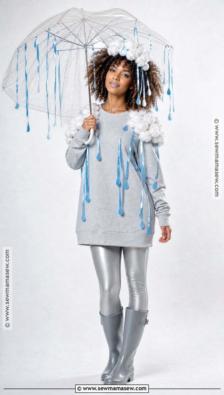 Rain Cloud Costume With Curly Hair - 40 curly hair halloween costume ideas