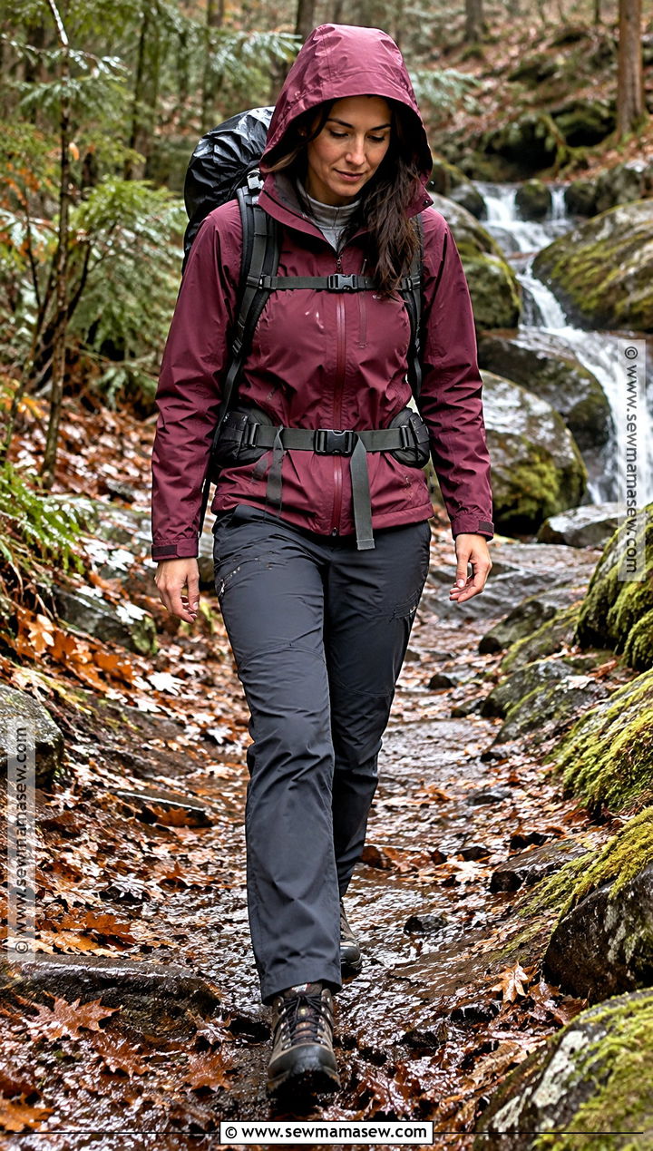 Rain Jacket And Waterproof Hiking Pants - 15 cute hiking outfit fall casual ideas