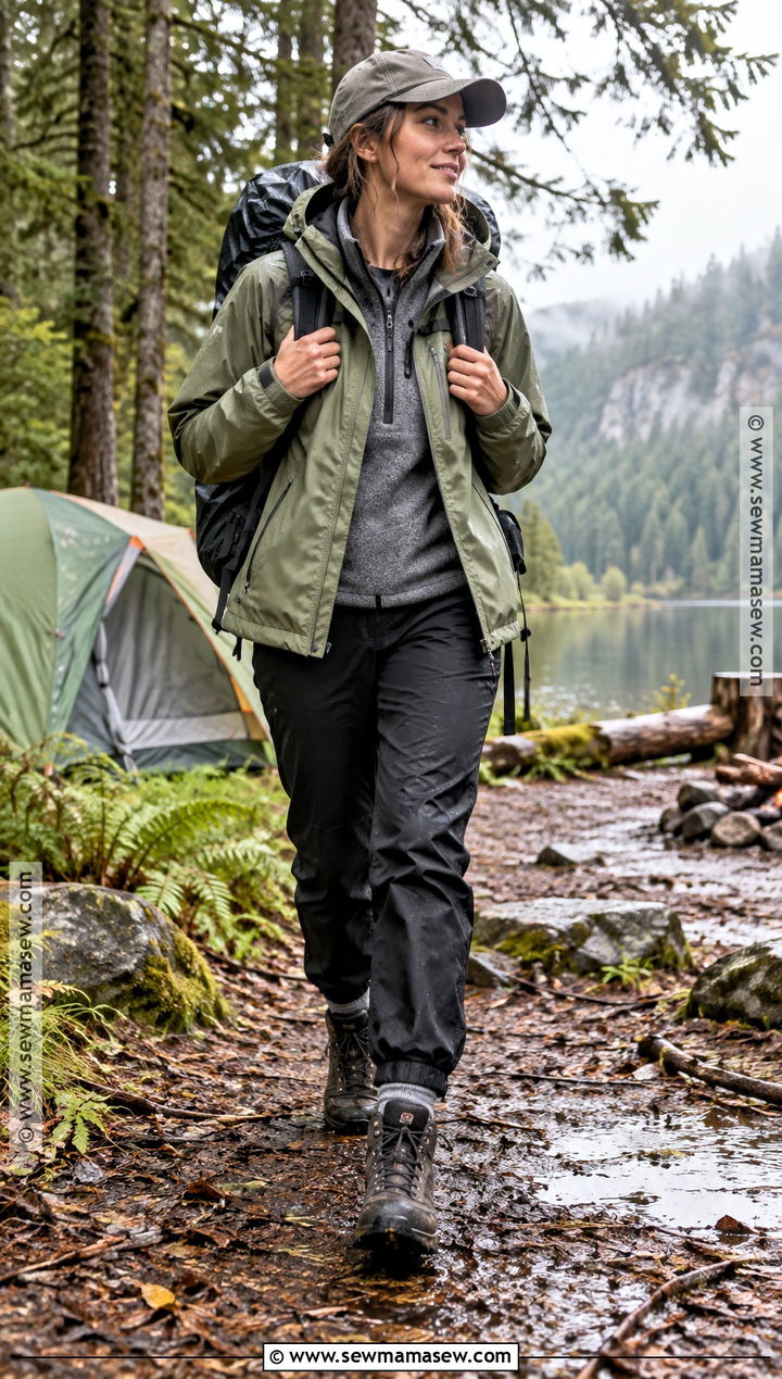 Rain Jacket And Waterproof Pants Fall Camping Outfit - 25 fall camping outfits