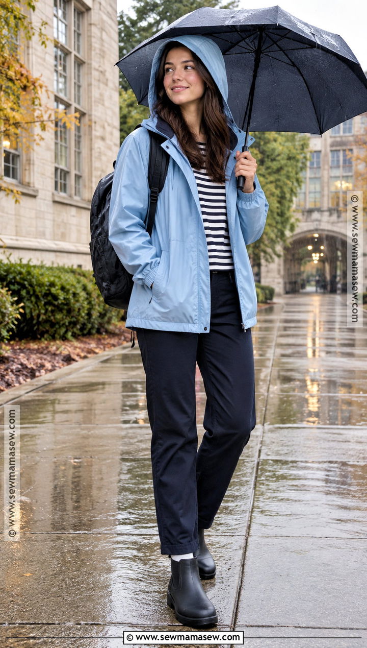 Rain Jacket And Waterproof Shoes Outfit - 20 back to school shopping list clothes