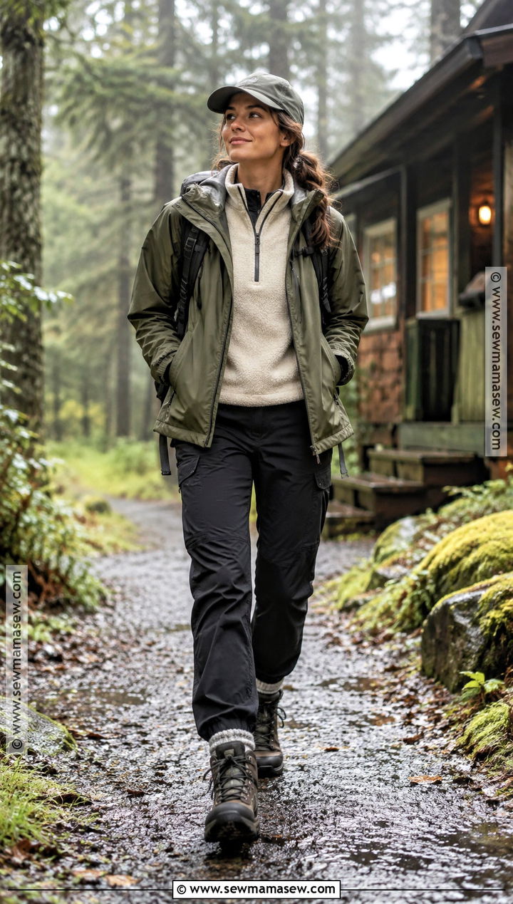 Rain Jacket Cabin Outfit - 25 cabin outfit fall ideas