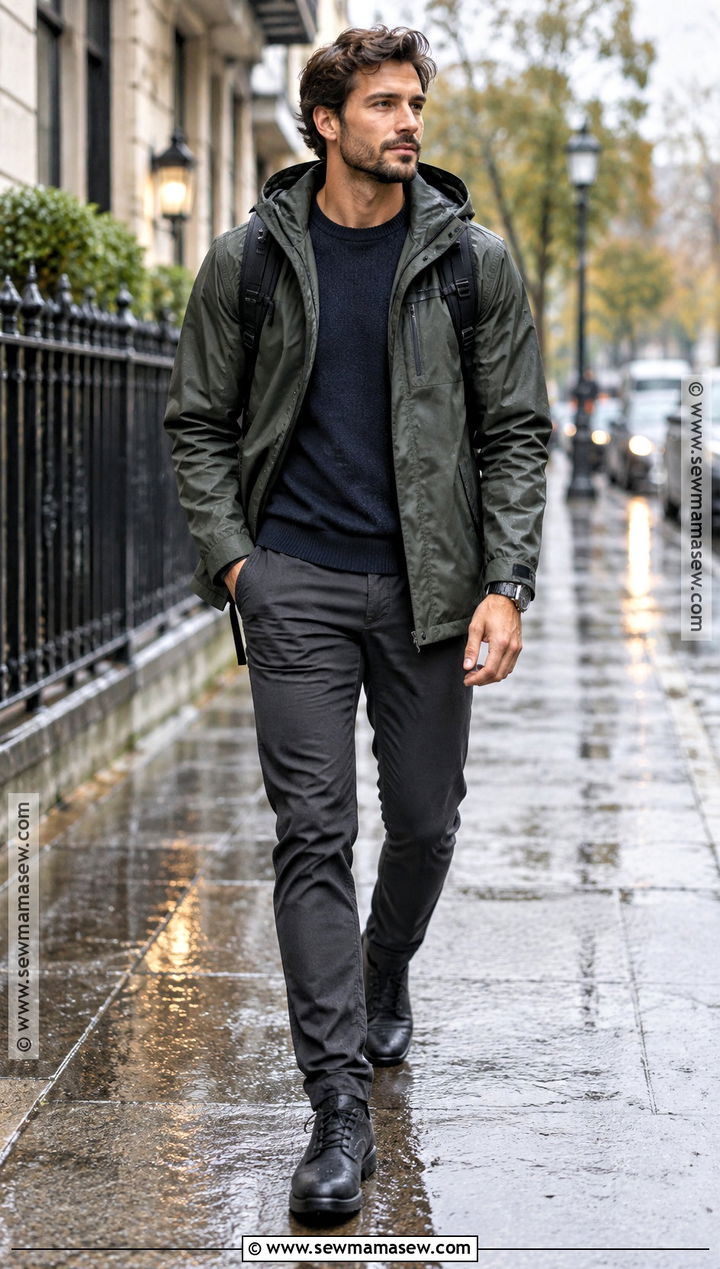 Rain Jacket Mens Fall Outfit - 25 mens fall outfits