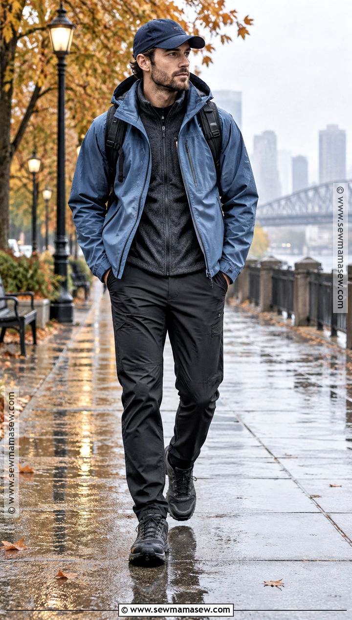 Rain Jacket With Fleece And Technical Pants - 15 mens autumn jackets