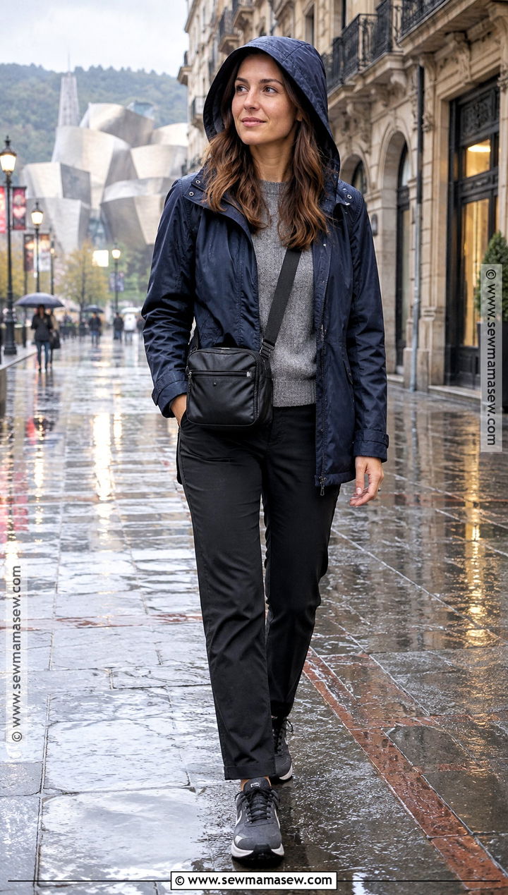 Rain Jacket and Trousers Northern Spain Outfit - 20 spain in october outfits