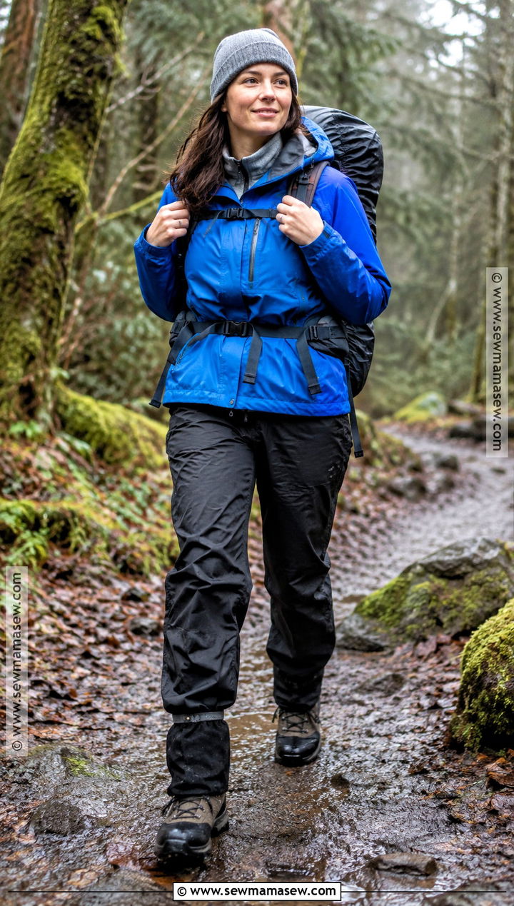 Rain Pants Fall Hiking Outfit - 25 fall hiking outfits for women