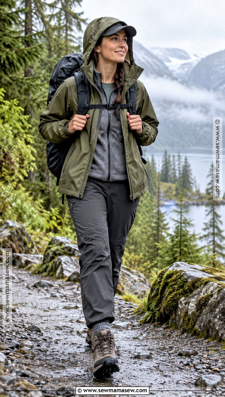Rain Shell And Hiking Pants Alaskan Cruise Outfit - 15 Alaskan Cruise Outfits October