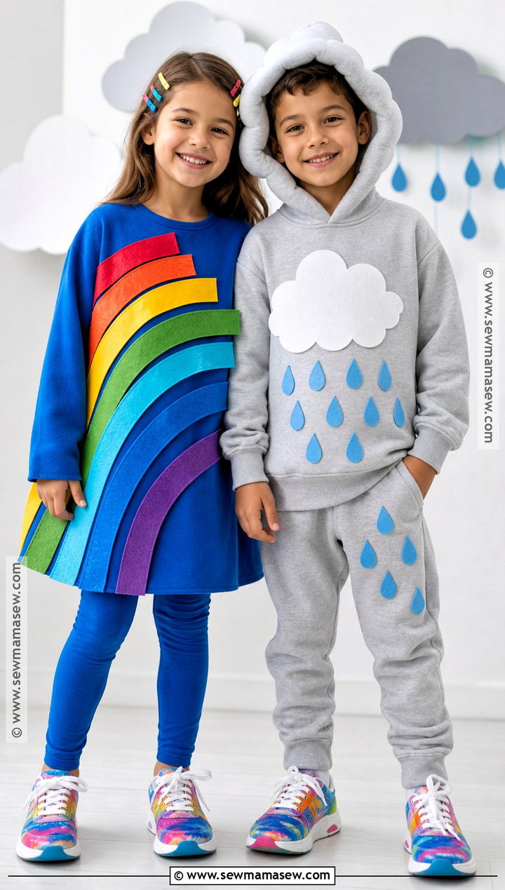 Rainbow And Rain Cloud Sibling Costume - 30 sibling costumes brother sister