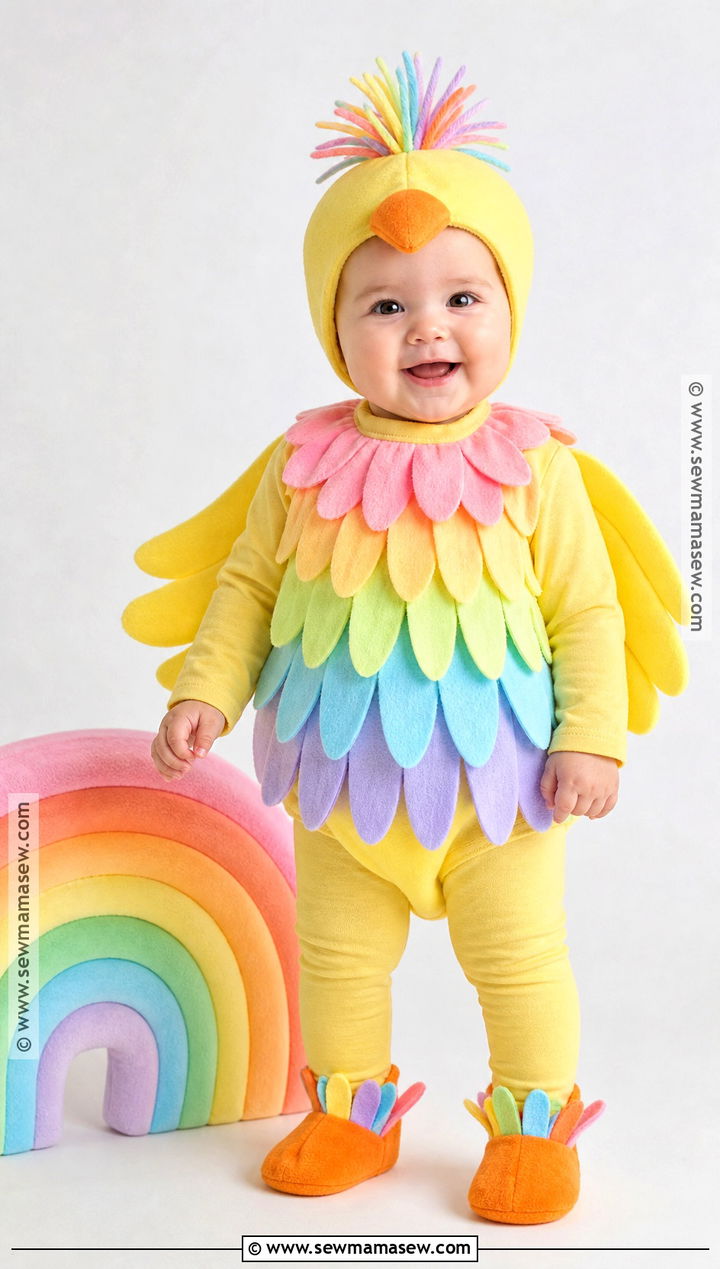 Rainbow Baby Chicken Costume - 30 baby chicken costume ideas