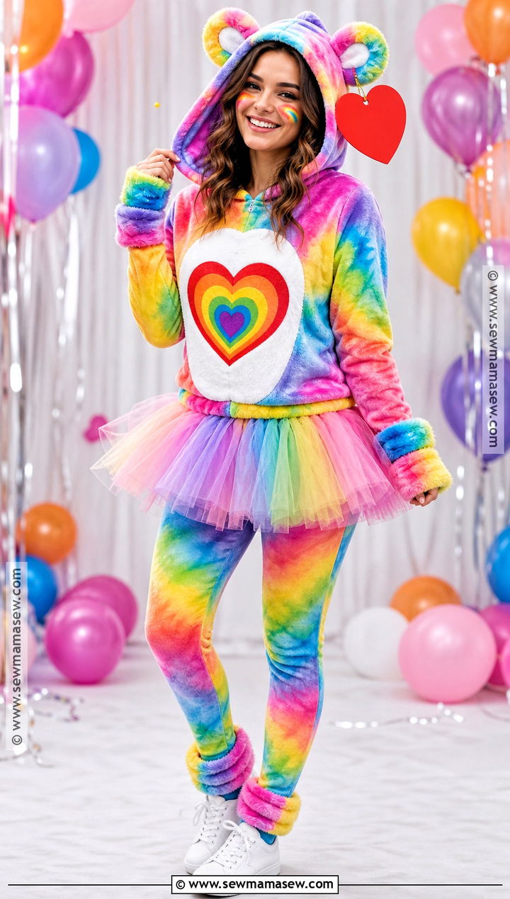 Rainbow Bear Beanie Baby Costume - 40 beanie baby costume ideas