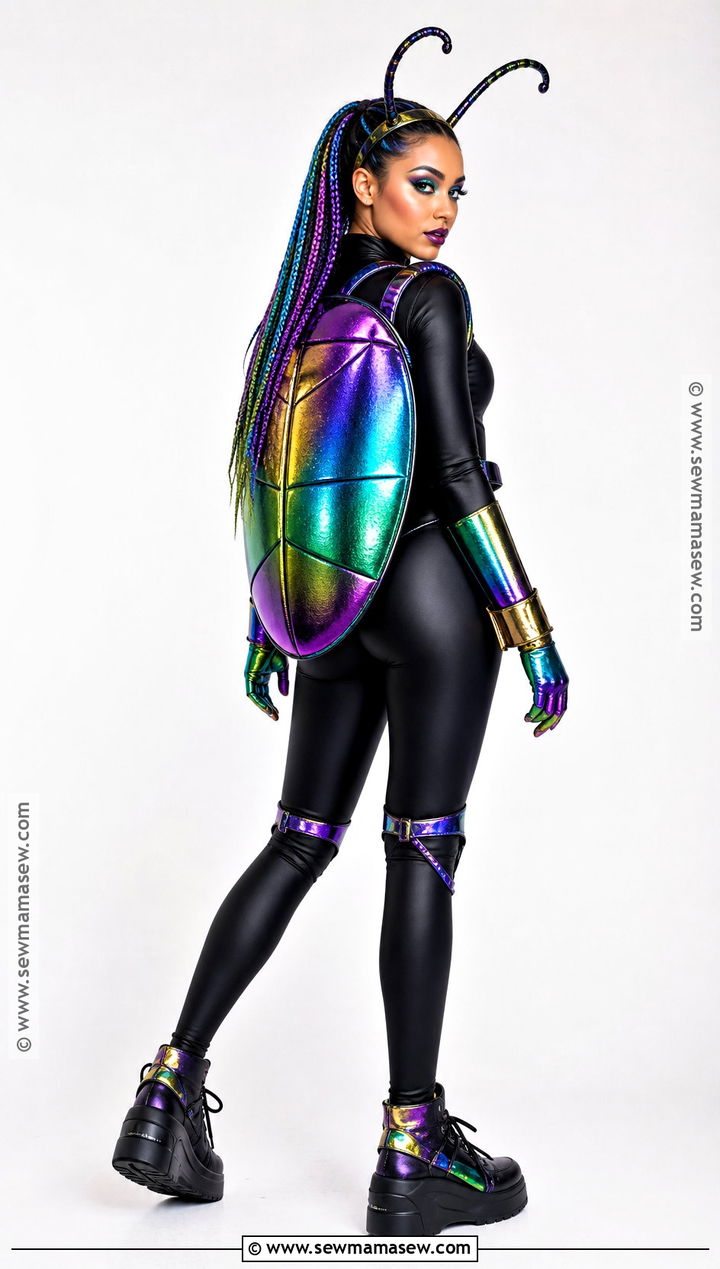 Rainbow Beetle Costume - 35 bug halloween costume ideas