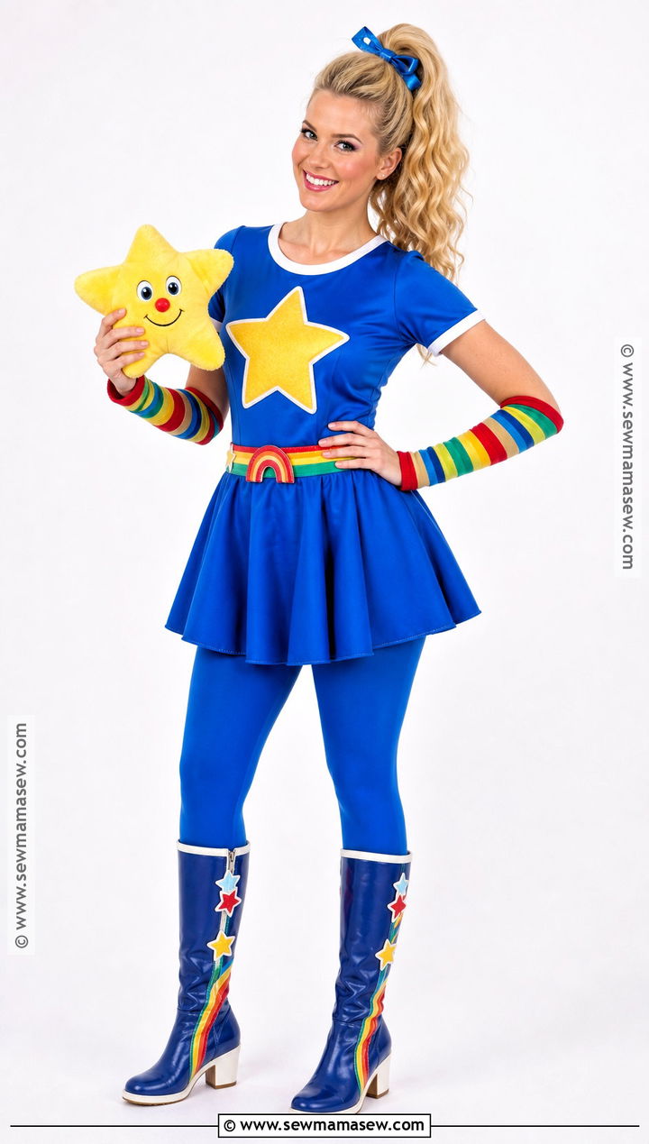 Rainbow Brite Costume - 30 childhood characters costume ideas