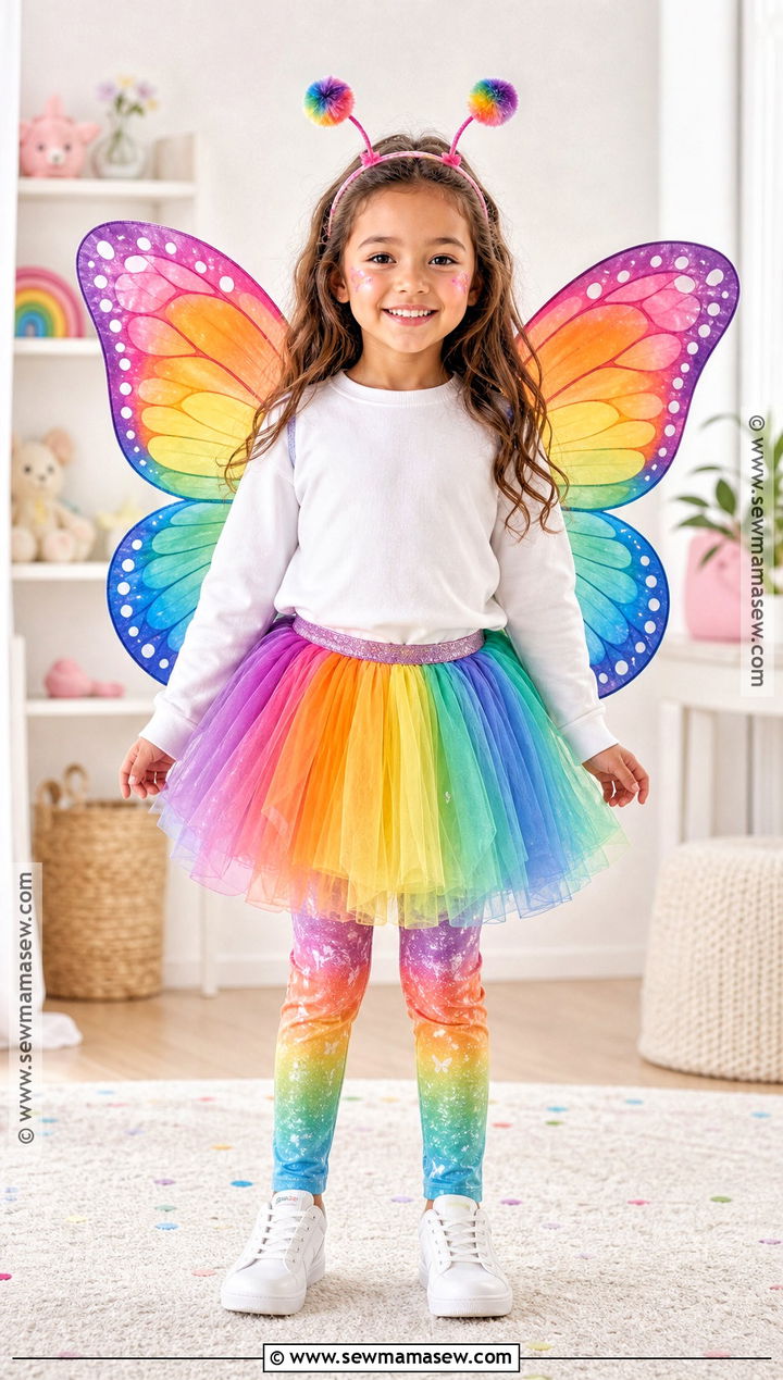 Rainbow Butterfly Costume For Kids - 35 butterfly costume ideas for kids