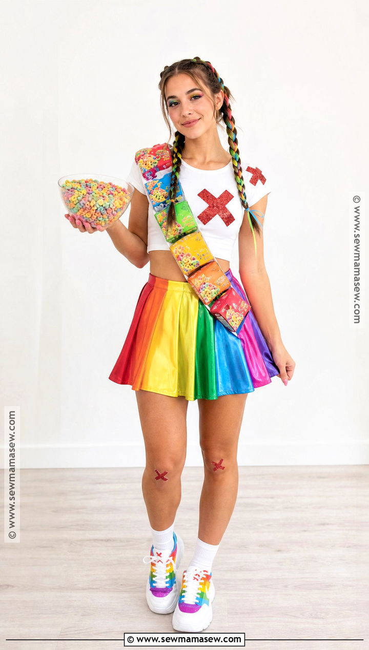 Rainbow Cereal Killer Costume - 35 cereal killer costume ideas