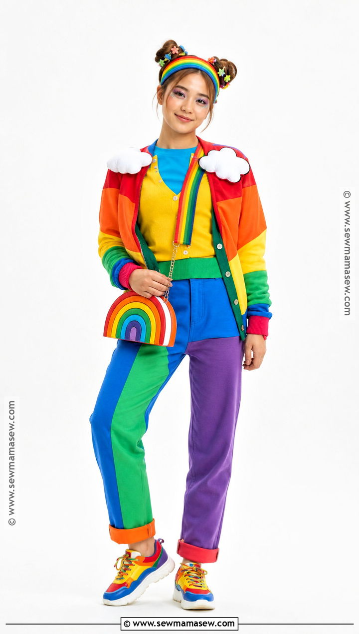 Rainbow Costume - 50 easy costume ideas