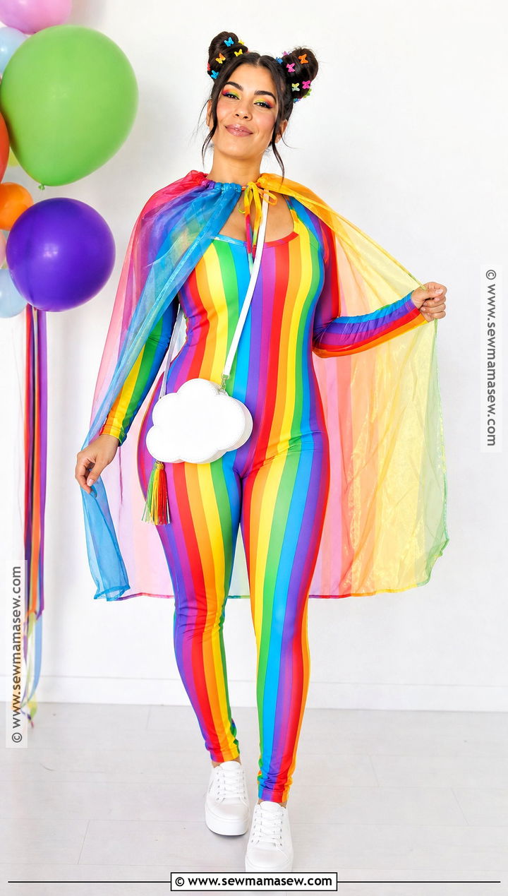 Rainbow Costume - 30 dress up party ideas